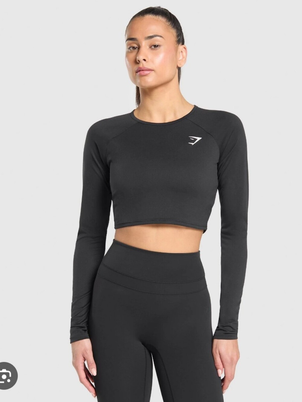 Gymshark Training Long Sleeve Crop Top- S